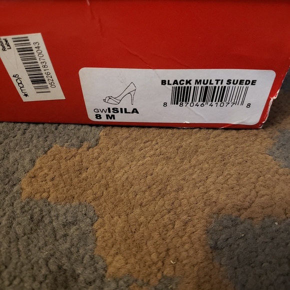 Multi color suede heels - Picture 4 of 4